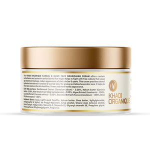 Khadi Organique Sandal & Olive Face Nourishing Cream