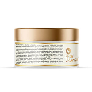 Khadi Organique Milk & Saffron Hand Cream