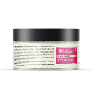 Khadi Organique Rose & Papaya Face Scrub