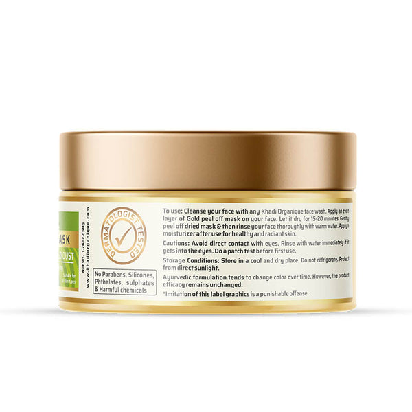 Khadi Organique Gold Peel Off Mask