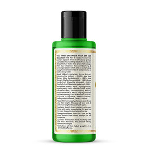 Khadi Organique Neem Sat Hair Cleanser (Shampoo) - 210ml