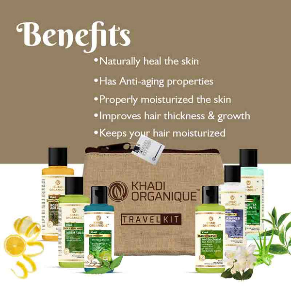 Khadi Organique Travel Kit For Men & Women