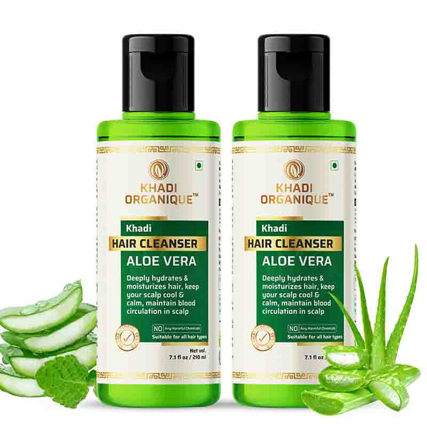 Khadi Organique Aloe Vera Cleanser - Pack of 2