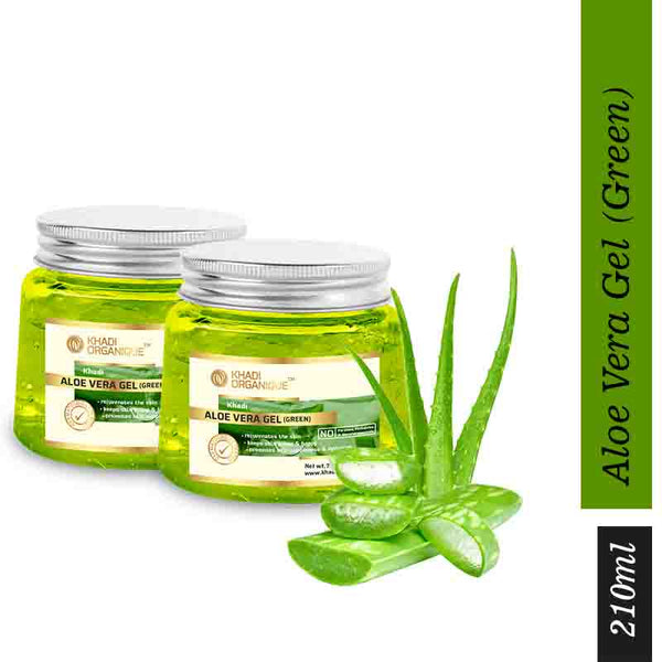 Khadi Organique Aloe Vera - Green Gel - pack of 2