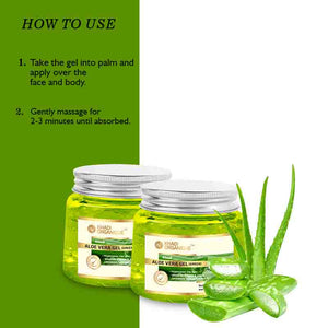 Khadi Organique Aloe Vera - Green Gel - pack of 2