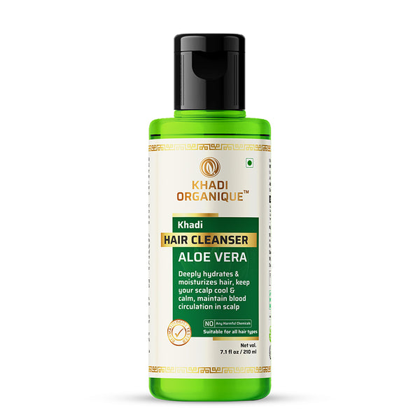 Khadi Organique Aloe Vera Hair Cleanser(Shampoo) - 210ml