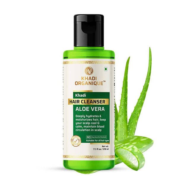 Khadi Organique Aloe Vera Hair Cleanser(Shampoo) - 210ml