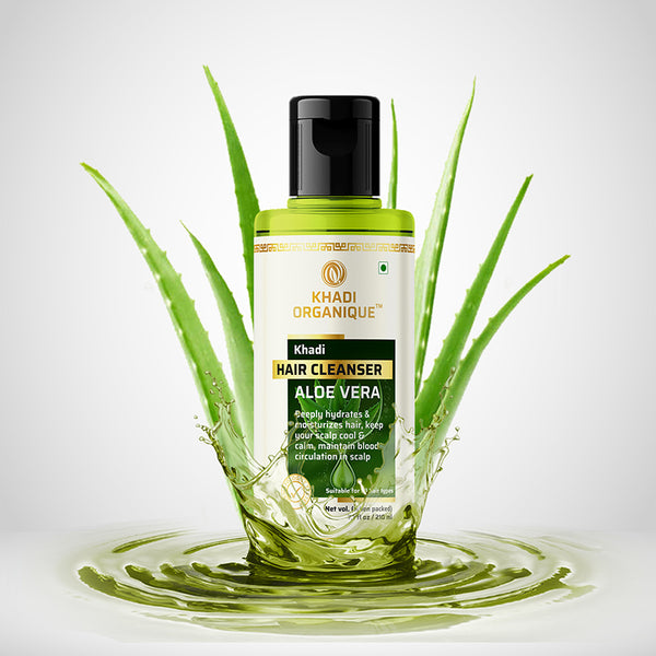 Khadi Organique Aloe Vera Hair Cleanser(Shampoo) - 210ml