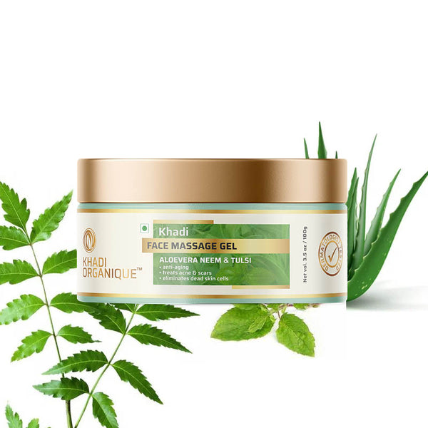 Buy Khadi Organique Aloevera Neem Tulsi face Massage Gel