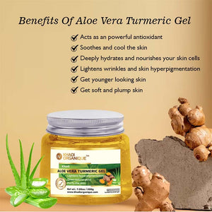 Khadi Organique Aloe Vera Turmeric Gel -200gm