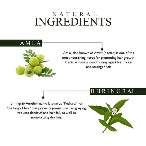 Khadi Organique Amla & Bhringraj Hair Cleanser (Shampoo)