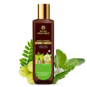 Khadi Organique Amla Bhringraj Hair Conditioner  - SLS And Paraben Free-200 ml