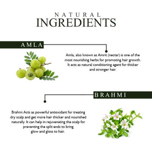 Khadi Organique Amla & Brahmi Hair Oil -210ml