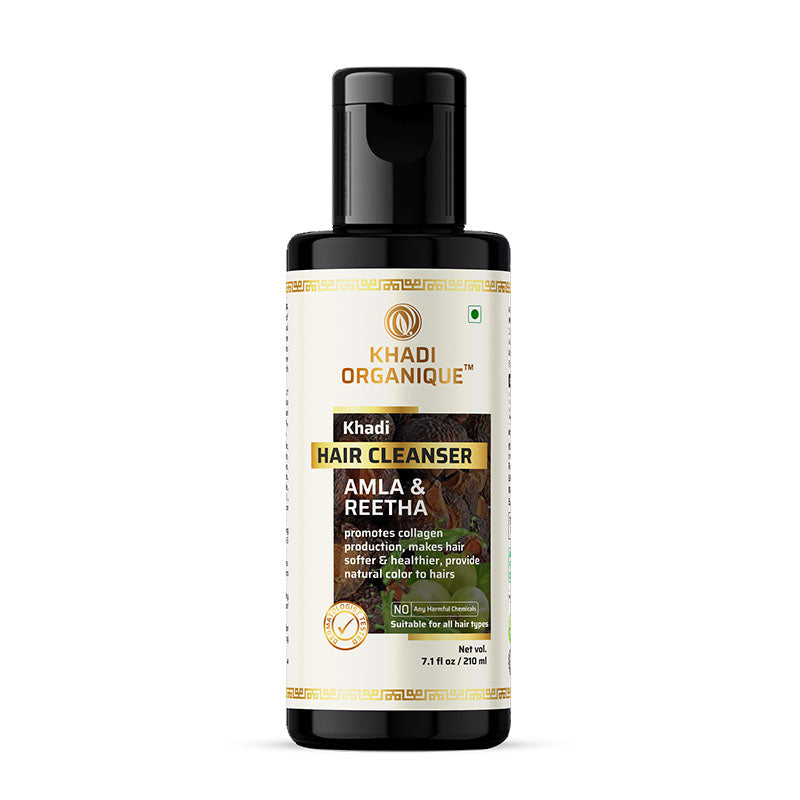 Khadi Organique Amla & Reetha Hair Cleanser | Ayurvedic and Natural ...