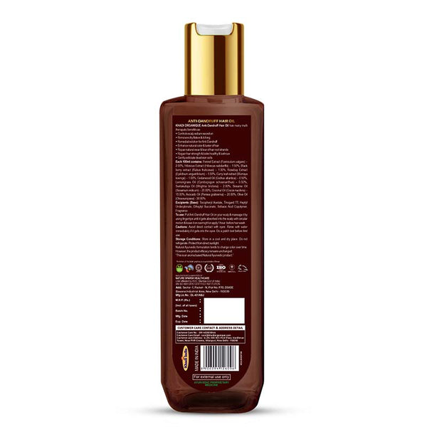 Khadi Organique Anti Dandruff Hair Oil-200 ml