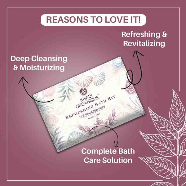 Khadi Organique Refreshing Bath Kit