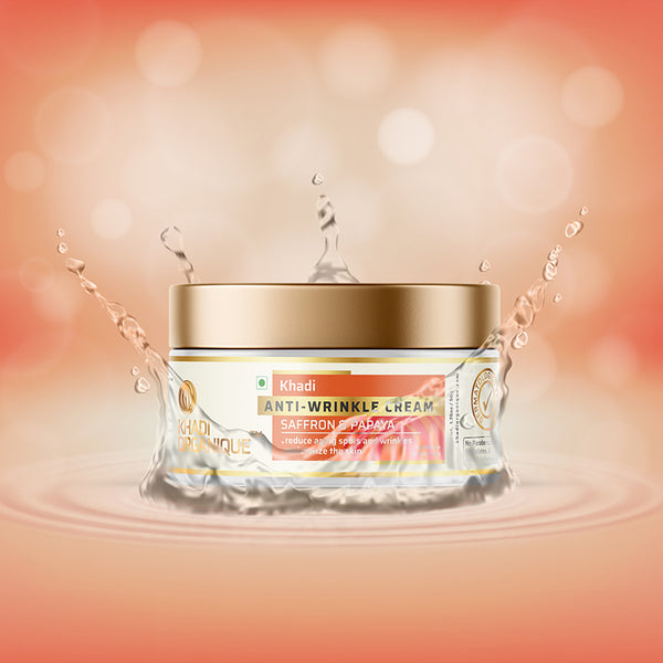 Khadi Organique Saffron & Papaya Anti Wrinkle Cream