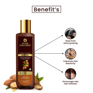Khadi Organique Moroccan Argan Hair Oil-200ML