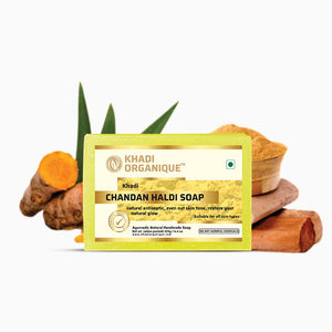Khadi Organique Chandan Haldi Soap (Pack Of 3)