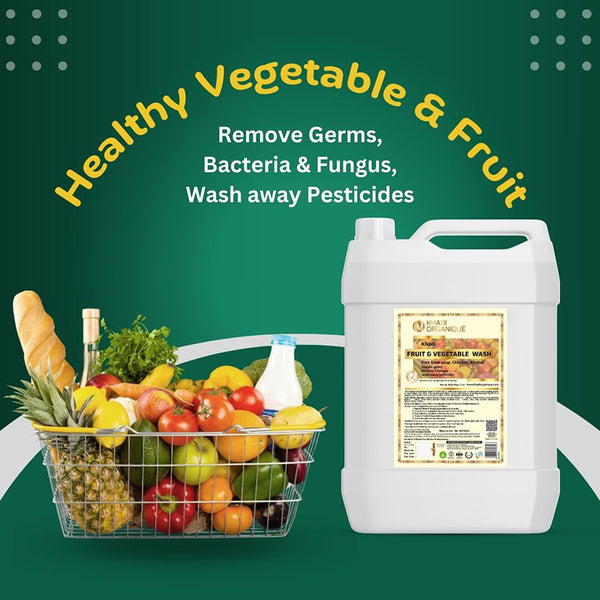 Khadi Organique Fruit And Vegetable Wash - 5L