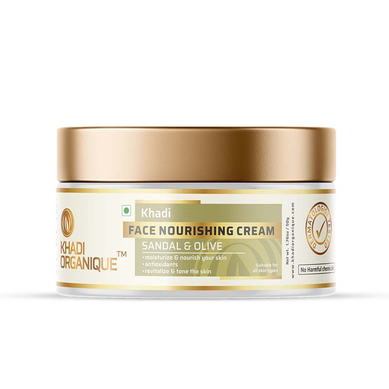 Khadi Organique Sandal & Olive Face Nourishing Cream