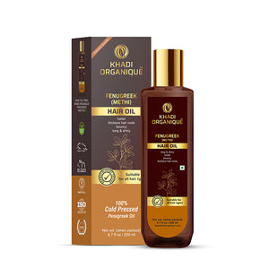 Khadi Organique Fenugreek (Methi) Hair Oil-200 ml