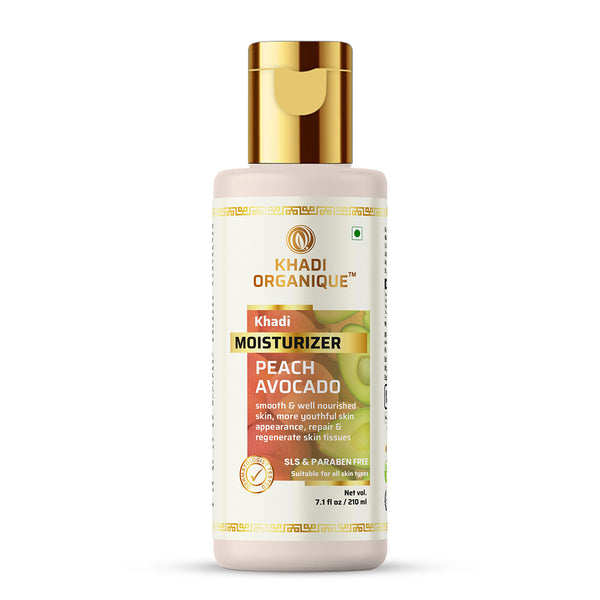 Khadi Organique Peach Avocado Moisturizer - SLS And Paraben Free