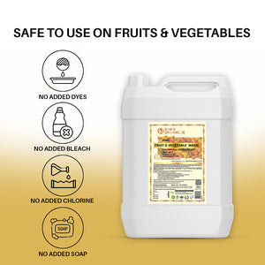 Khadi Organique Fruit And Vegetable Wash - 5L