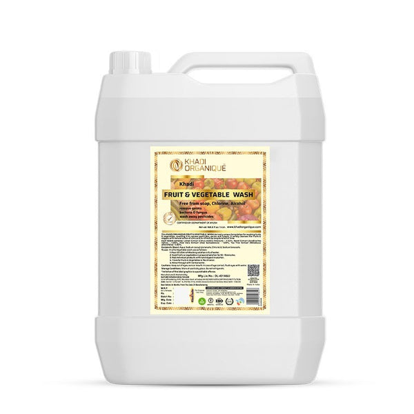 Khadi Organique Fruit And Vegetable Wash - 5L