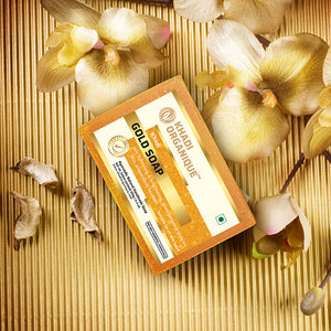 KHADI ORGANIQUE GOLD SOAP (Pack Of 3)
