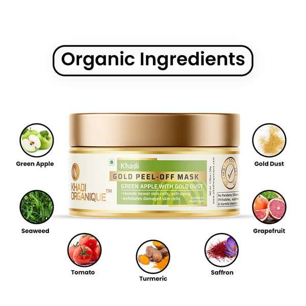 Khadi Organique Gold Peel Off Mask