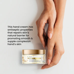 Khadi Organique Milk & Saffron Hand Cream