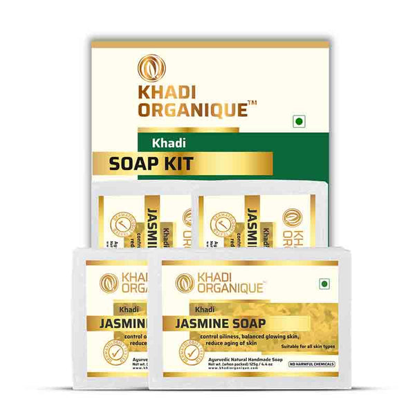 Khadi Organique Jasmine Soap Combo Kit