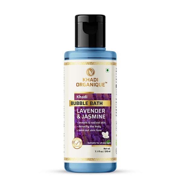 Khadi Organique Lavender & Jasmine Bubble Bath - SLS And Paraben Free