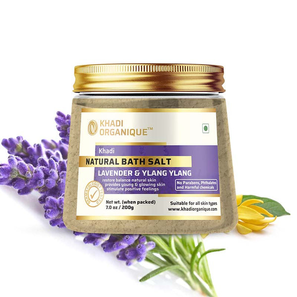 KHADI ORGANIQUE LAVENDER & YLANG YLANG NATURAL BATH SALT