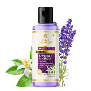 Khadi Organique Lavender & Neroli Bath Oil