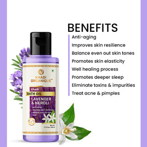 Khadi Organique Lavender & Neroli Bath Oil