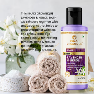 Khadi Organique Lavender & Neroli Bath Oil