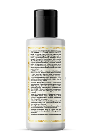 Khadi Organique Cucumber With Neem Aloe Vera Face Cleanser