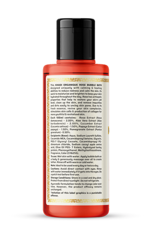 Khadi Organique Rose Bubble Bath