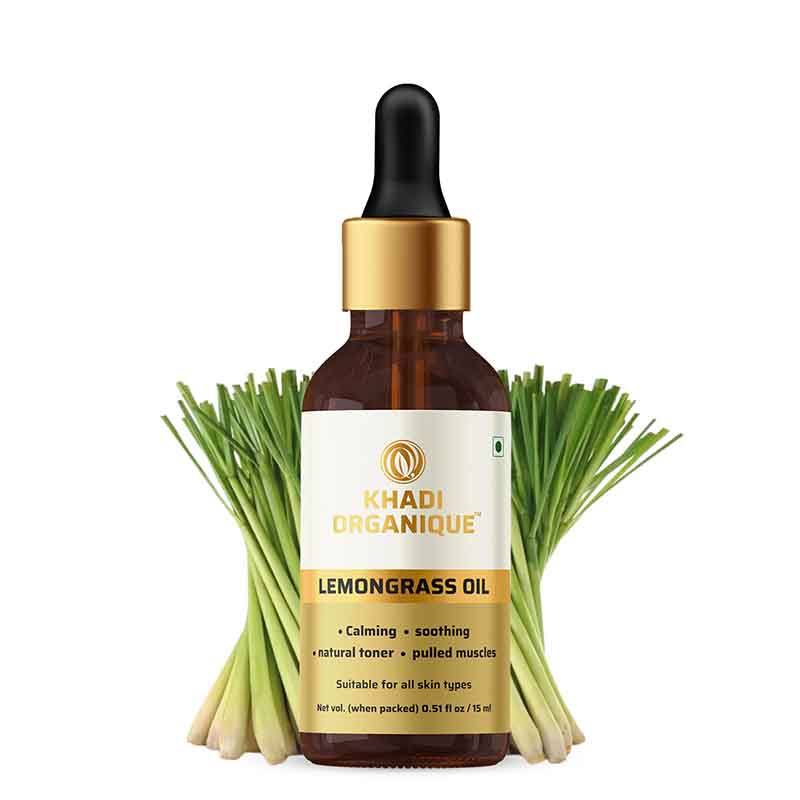 Khadi Organique Lemongrass Essential Oil - 15 ml