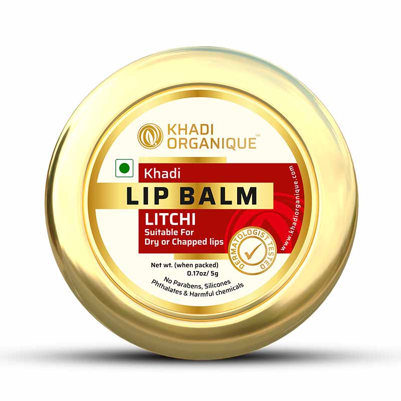 Khadi Organique Litchi Lip Balm