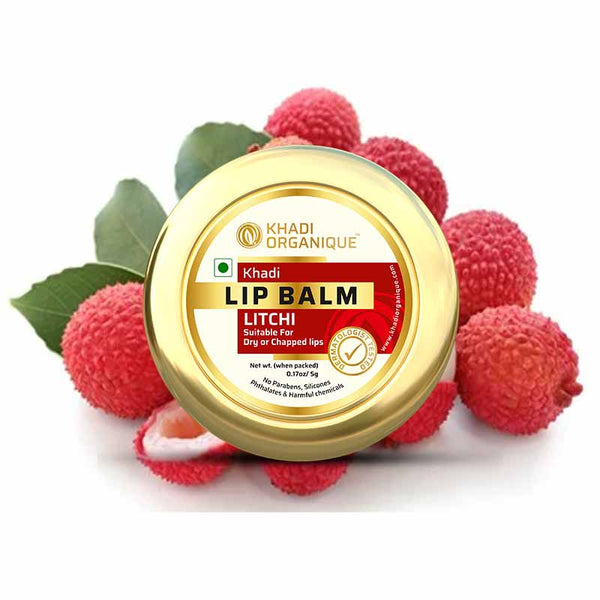 Khadi Organique Litchi Lip Balm