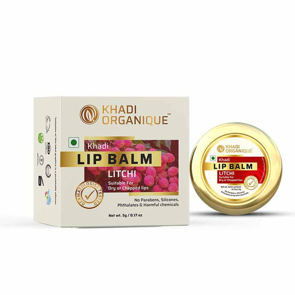 Khadi Organique Litchi Lip Balm