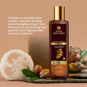 Khadi Organique Moroccan Argan Hair Oil-200ML