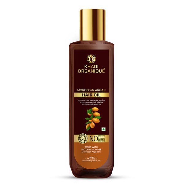 Khadi Organique Moroccan Argan Hair Oil-200ML