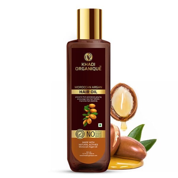 Khadi Organique Moroccan Argan Hair Oil-200ML