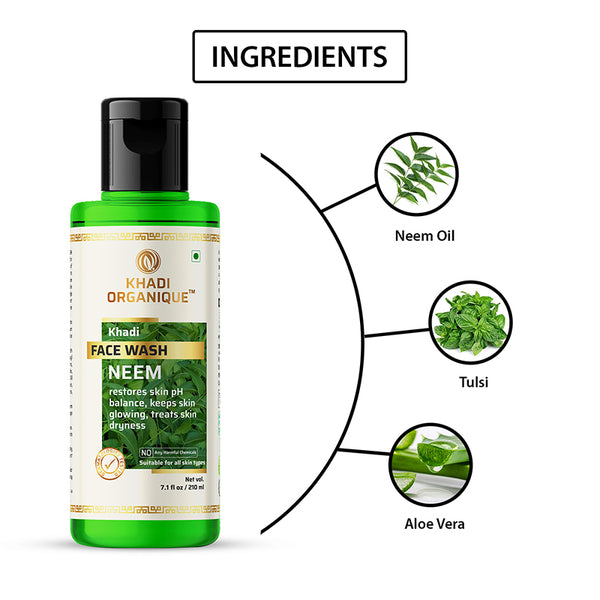 Khadi Organique Neem Face Wash