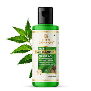 Khadi Organique Neem Sat Hair Cleanser (Shampoo) - 210ml
