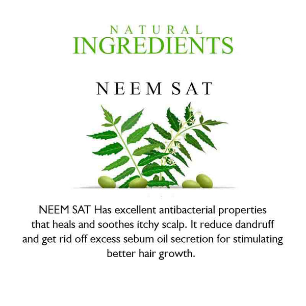 Khadi Organique Neem Sat Hair Cleanser (Shampoo) - 210ml